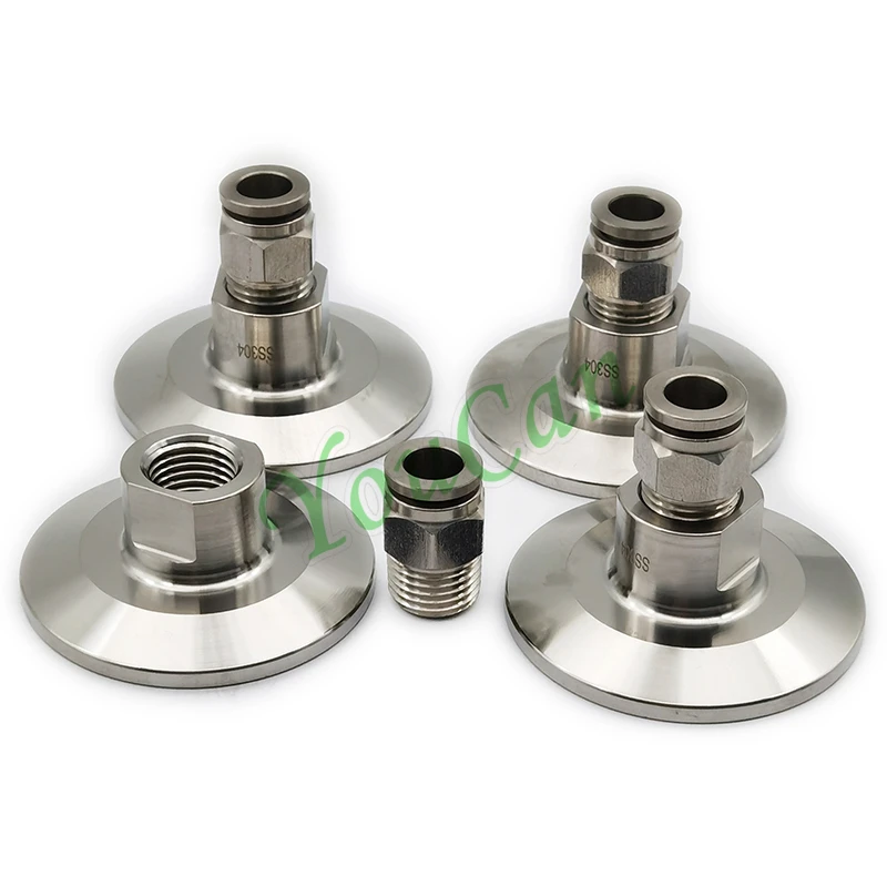 Гигиенический тройной зажим из нержавеющей стали пневматический трубчатый