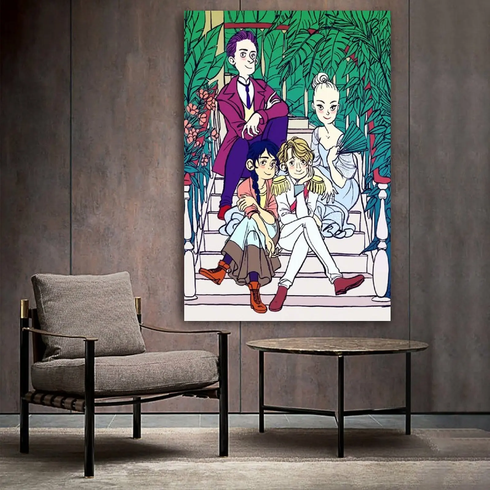 

The Prince & The Dressmaker Comics Poster Canvas Art Poster and Wall Art Picture Print Modern Family bedroom Decor Posters