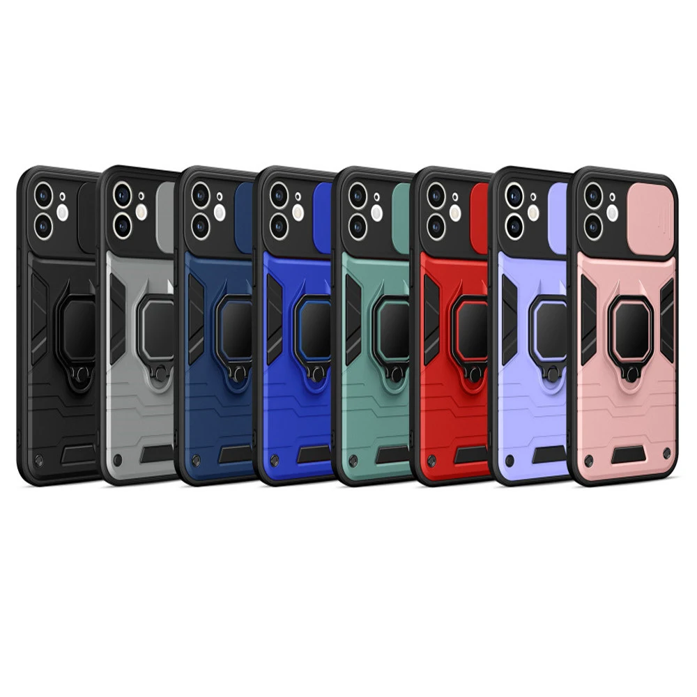 

For OPPO A94 Reno5 F A12s A52 A72 A92 A74 A54 Armor Slide Camera Lens Protector Realme C11 Narzo 30A 20 8 Pro Push Window Cases