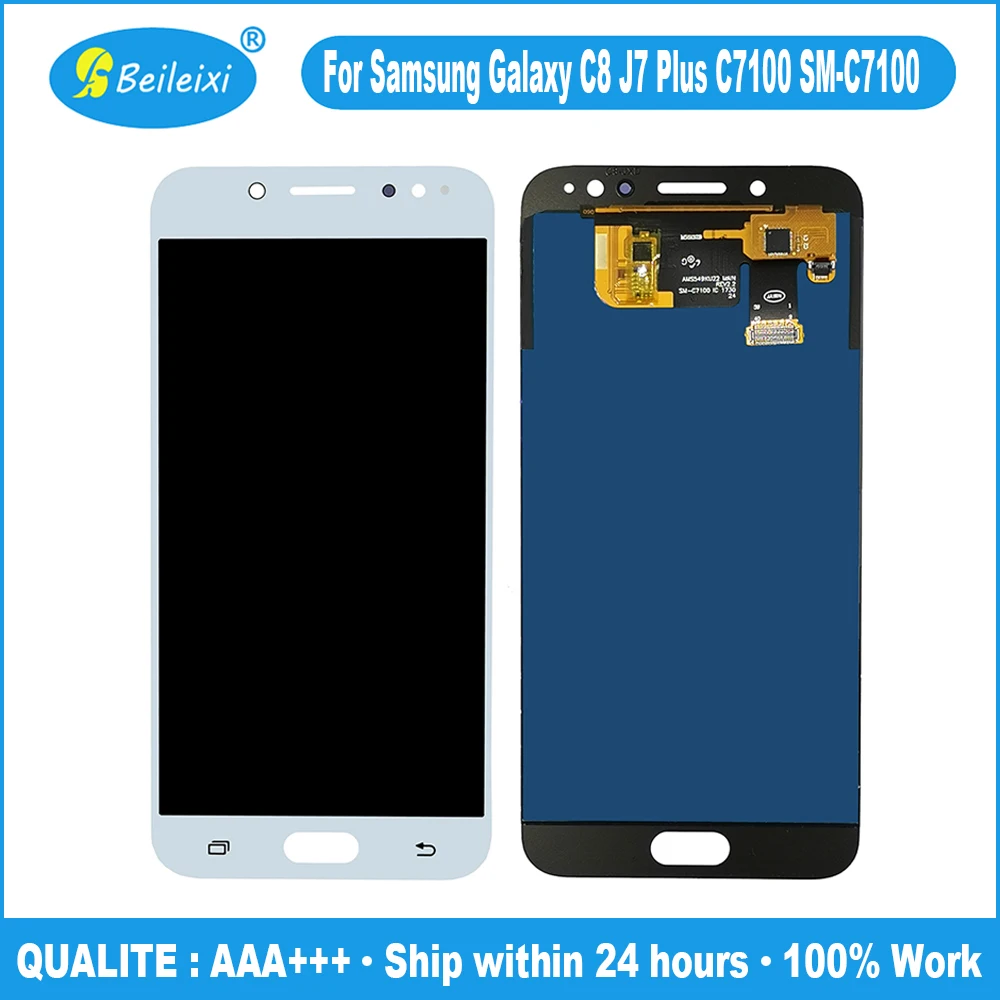 ЖК дисплей с сенсорным экраном и дигитайзером в сборе для Samsung Galaxy C8 J7 Plus C710F/DS C7100 SM
