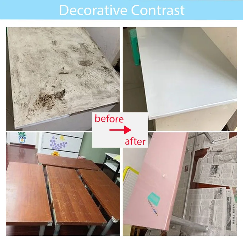 diy decorative film pvc self adhesive wall paper furniture renovation stickers kitchen cabinet waterproof wallpapers home decor free global shipping