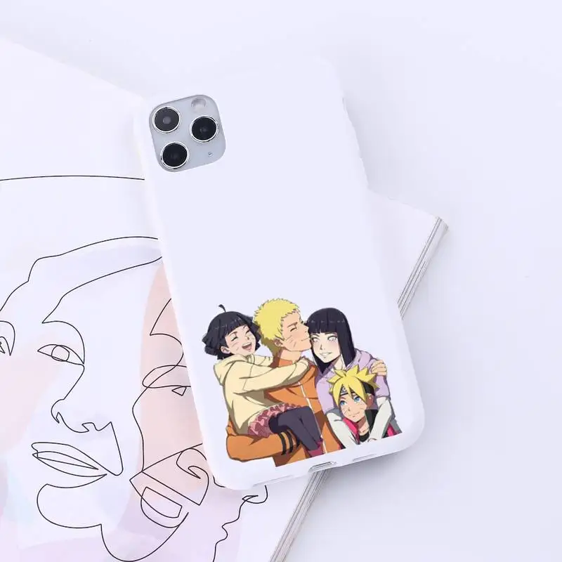 

Hyuga Hinata Naruto Japan anime Phone Case Candy Color for iPhone 6 7 8 11 12 s mini pro X XS XR MAX Plus