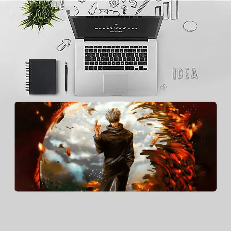 

Jujutsu Kaisen Customized laptop Gaming mouse pad X XL XXL Non-slip Cushion Thickness 2mm LockEdge equal LE