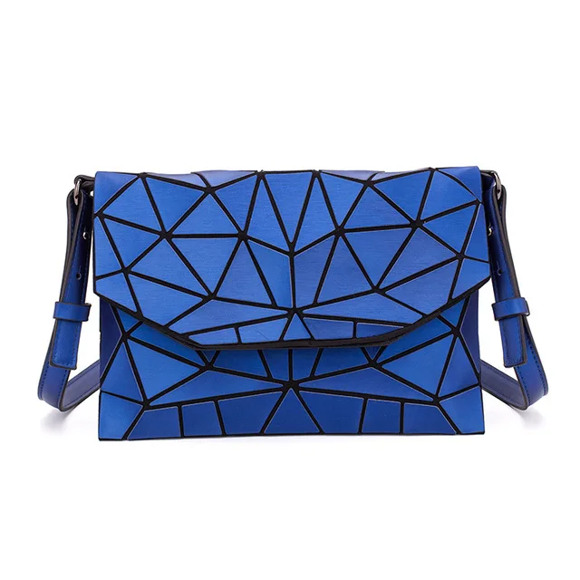 B Navy blue MAGICYZ сумка через плечо для женщин модные лазерные геометрические Светящиеся женские сумки кошелек клатч дизайнерские брендовые сумки через плечо - Цвет: B Navy blue