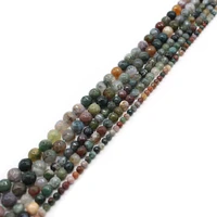 natural faceted india agates onyx stone beads for jewelry making loose beads 4 6 8 10 12mm pick size diy bracelet necklace 15