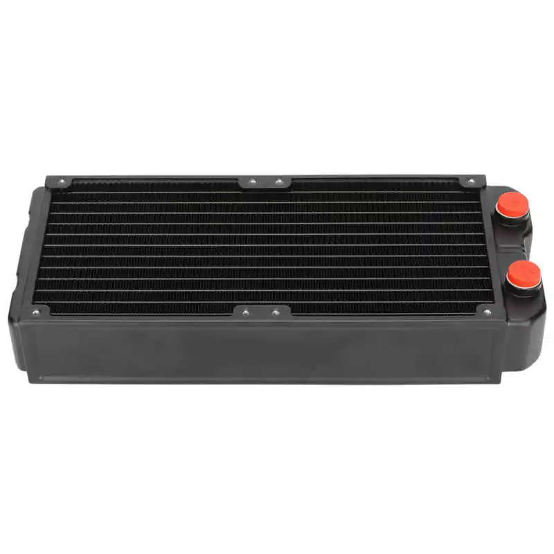 Алюминиевый двухслойный радиатор для водяного охлаждения компьютера толщина 45