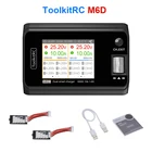 ToolkitRC M6D 500w 15A DC Двухканальное умное зарядное устройство с адаптером для 1-6S Lipo LiHV Lion NiMh Pb Cell