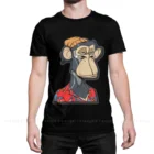 BAYC NTF футболка скучающая Ape яхт клуб NFT дизайн 1 круглый вырез хлопок мужские рубашки с круглым вырезом одежда оригинальная рубашка