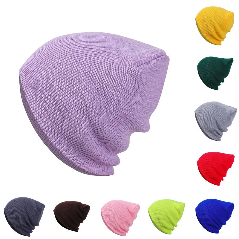 

Hip Hop Hat Women Winter Cap For Boys Unisex Cotton Blends Solid Warm Knitted Hat Female 2020 Hot Casual Skullies Beanies Men