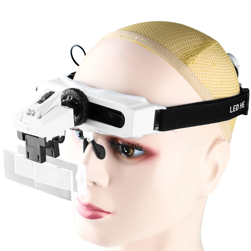 Увеличительное светодиодный на голову со светодиодной подсветкой