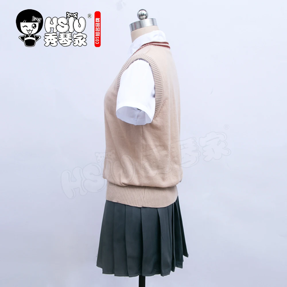 Костюм Misaka Mikoto Shirai Kuroko костюм HSIU Toaru Kagaku без железнодорожного пистолета косплей