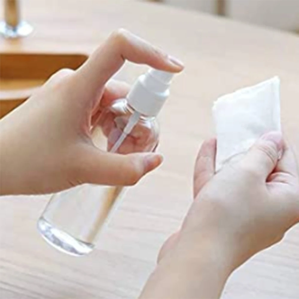 

20Pcs Transparent Empty Spray Bottles 60Ml Plastic Mini Refillable Container