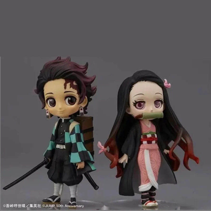 10 см аниме Demon Slayer Kimetsu no Yaiba Q posket Kamado Tanjirou Nezuko ПВХ Коллекционная Фигурка модель