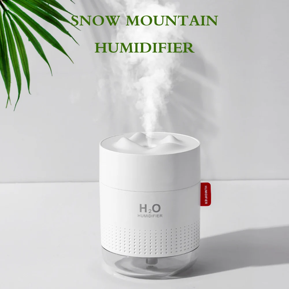 Ультразвуковой увлажнитель 500 мл большой емкости Snow Mountain USB настольный мини