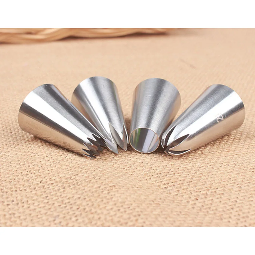 4 шт. насадки для глазирования Кондитерские украшения торта набор декорирования