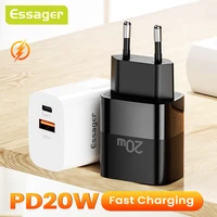 essager type c usb charger pd 20w for iphone 13 pro max 11 12 mini quick charge 3 0 for xiaomi samsung huawei fast phone charger