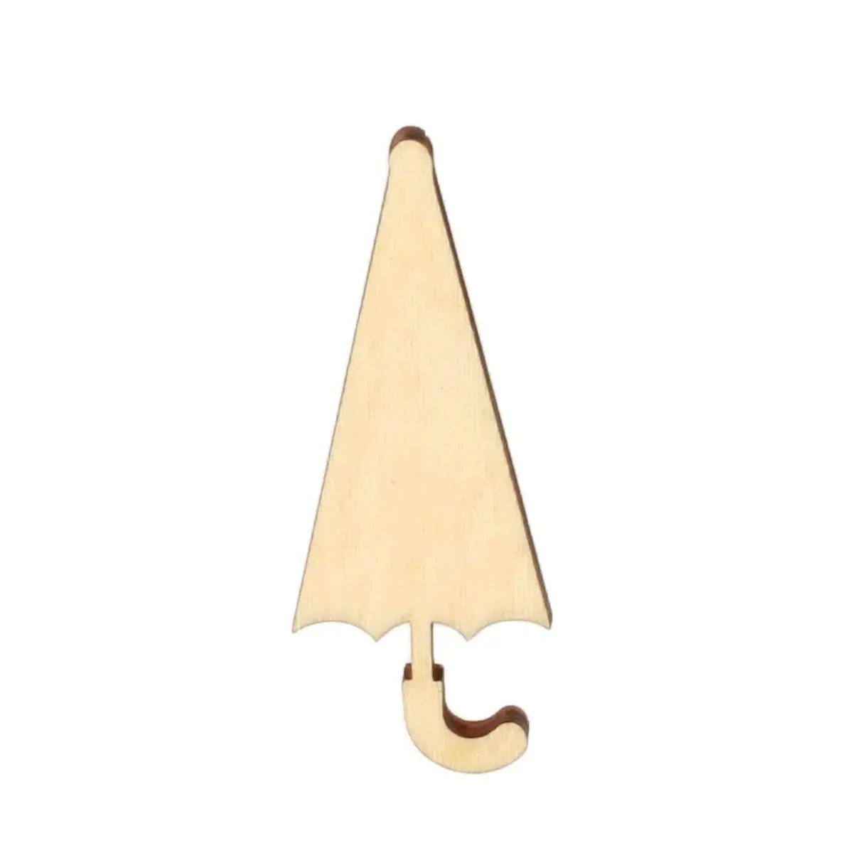 

Форма зонтика, лазерная вырезка талисмана, рождественские украшения, силуэт, без рисунка, 25 штук, деревянная форма (1208)