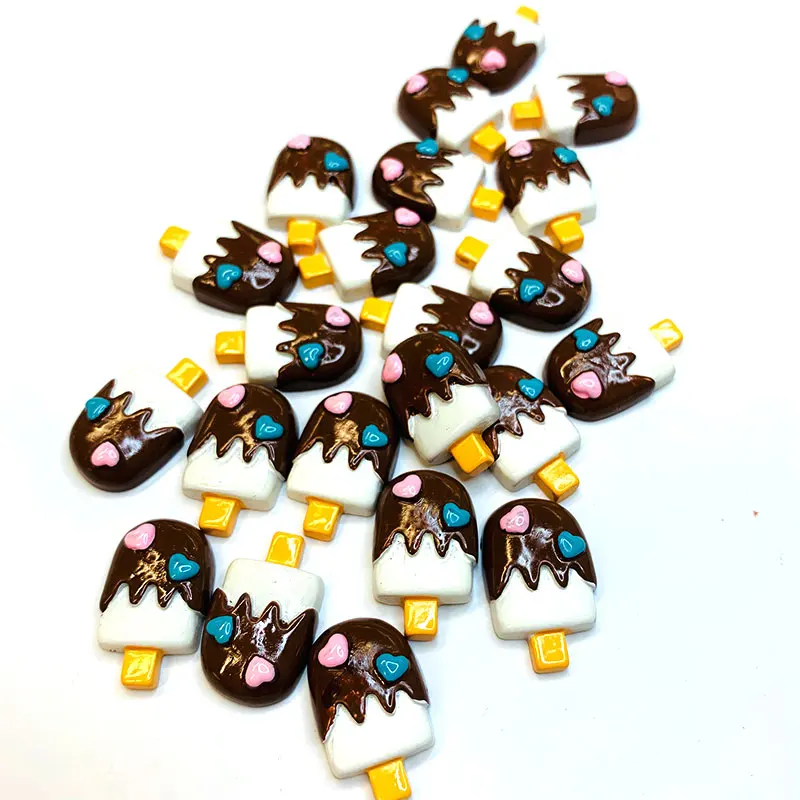 Высококачественные милые мини искусственные шоколадные ледяные сливки глина