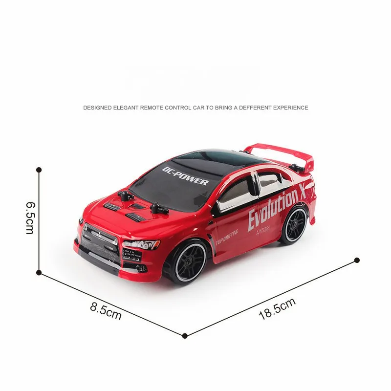 Тепло 2,4 г Rc автомобиль дрейф скорость автомобиль Эволюция 4 канала дистанционного управления гоночный автомобиль 30 км/ч высокая скорость четырехколесный привод дрейф гоночный
