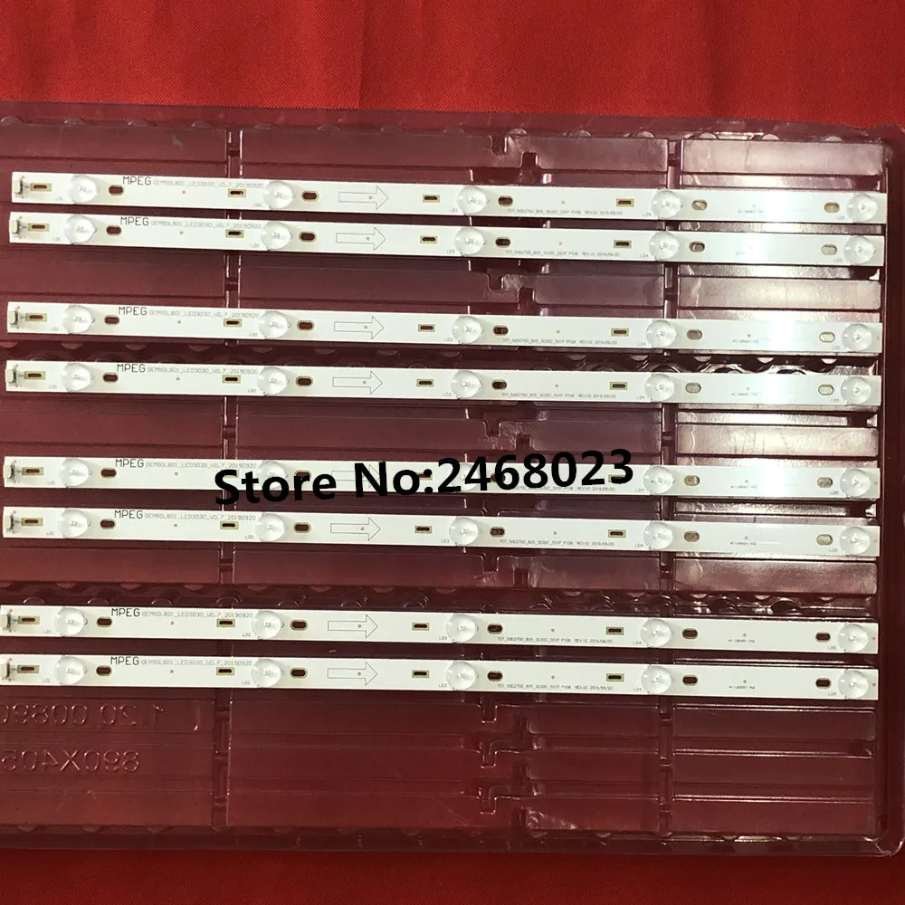 Светодиодный Подсветка полосы для TCL L50F3800A 50D2700 4C LB500T YH2 50FA3213 55L510U18 LVF500AU0T E4 TOT 8X5 3030C
