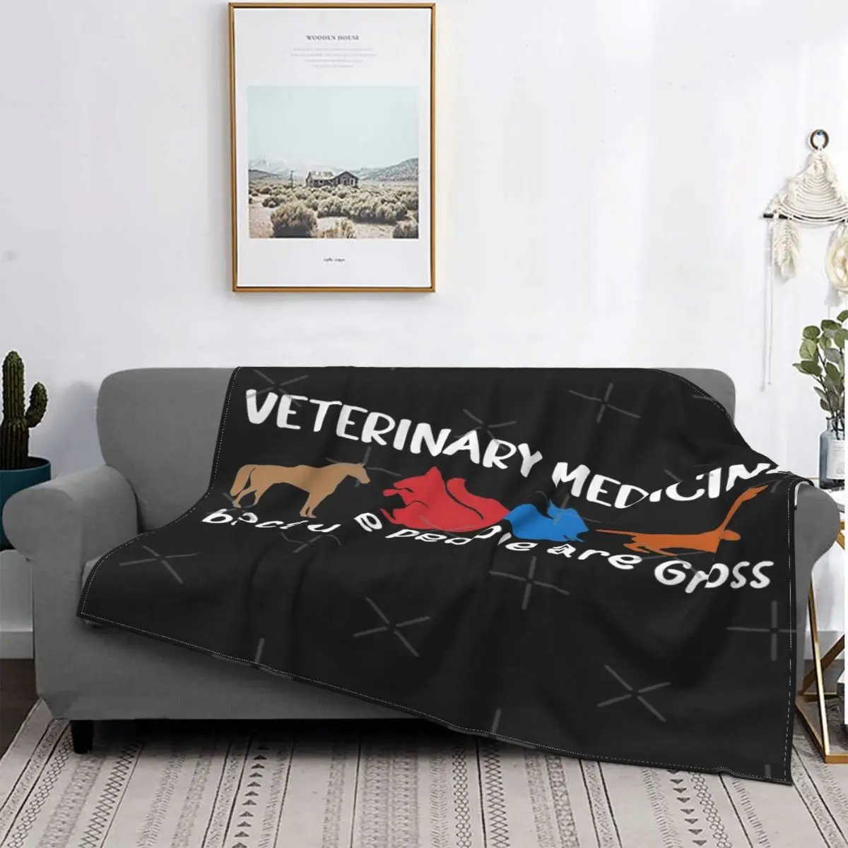 

Медицинская ветеринария, потому что люди 1 Манта, colcha para cama, cubierta a cuadros, manta de playa, manta de muselina, colcha pa