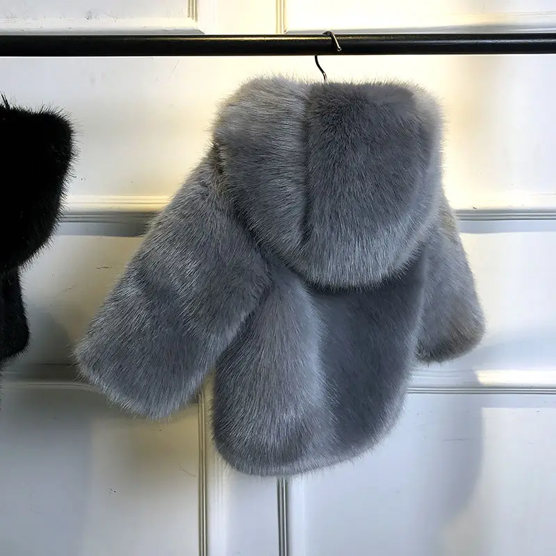 Детская зимняя одежда с мехом От 0 до 9 лет Одежда для маленьких мальчиков Детское