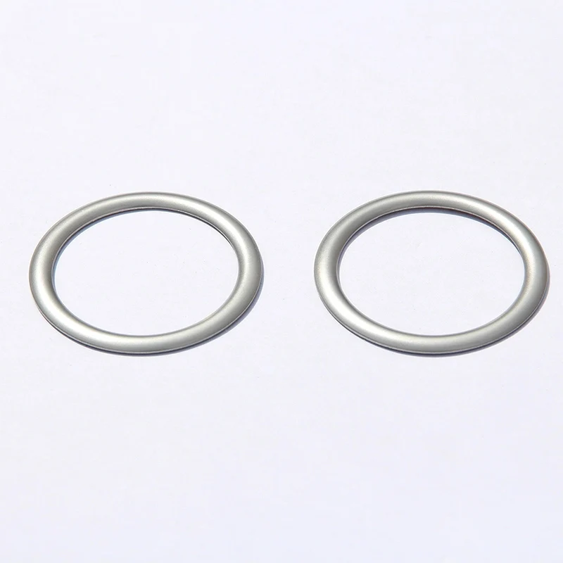 

ABS хромированный Серебряный Громкий динамик для автомобильной двери украшение кольцо Крышка отделка для Land Rover Freelander 2 2007-16 Аксессуары для автостайлинга