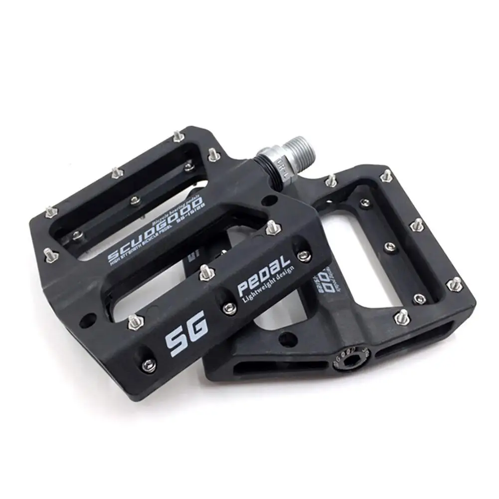 

Ultra-light PedaMountain Bike Bicycle Pedals Nylon Fiber 4 Colors Big Foot Road Bike Bearing Pedals Bicycle Bike Parts