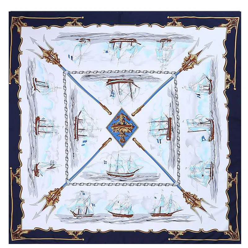 Роскошный брендовый женский саржевый шелковый шарф пляжные шали Дизайнерские