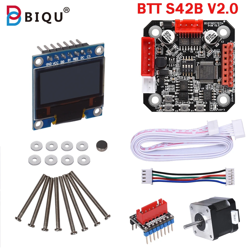 Плата управления шаговым двигателем BIGTREETECH S42B V2.0 42 МКС плата замкнутым контуром