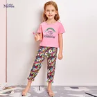 Комплект детской одежды для девочек Little Maven, из 2021 хлопка, на возраст от 2 до 7 лет, удобная и красивая, лето 100%