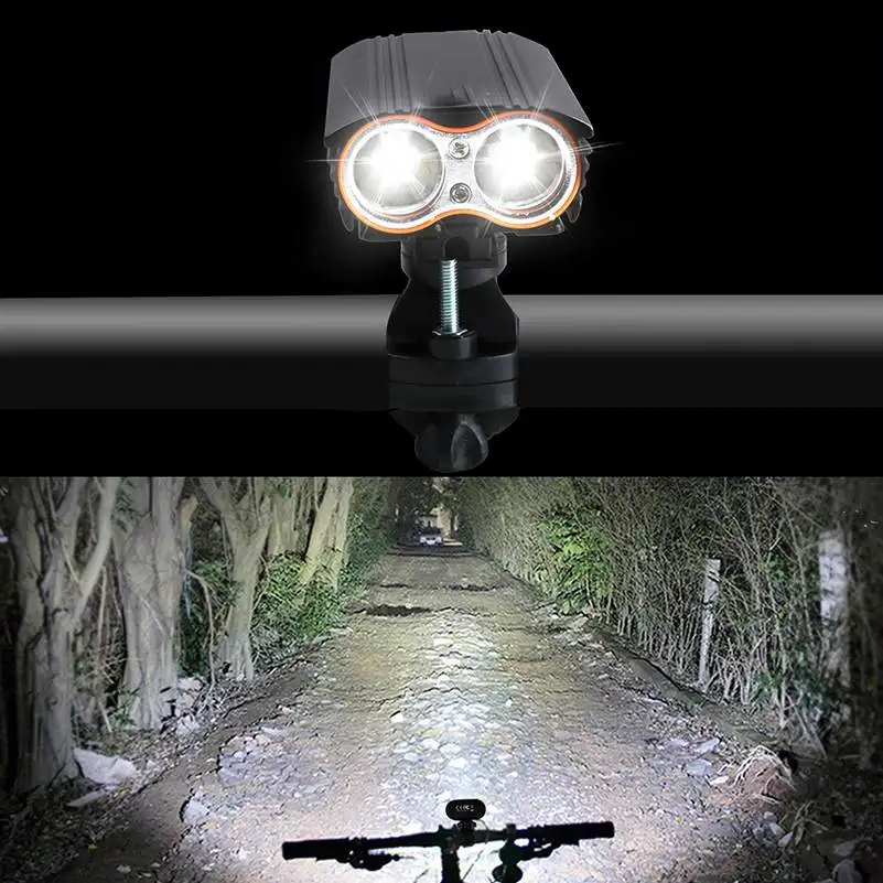 

XANES DL06 1200LM 2T6 150 Large Floodlight 6000mAh Battery Bike Light 4 Mode USB Lantern Flashlight Waterproof Cycling Torch