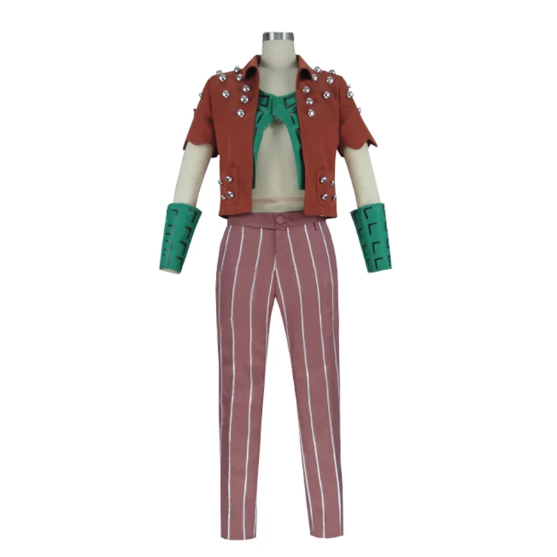 

Костюм для косплея Джоджо «Невероятные приключения», комплект одежды для мужчин, 11 шт.