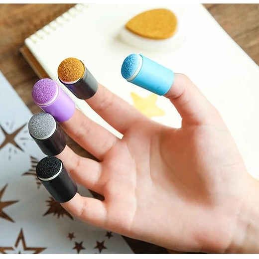 10 шт./компл. искусственная кожа пена для пальцев скрапбукинг живопись своими