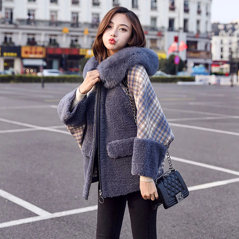 2020 женская зимняя куртка короткое пальто из искусственной шерсти толстое теплое