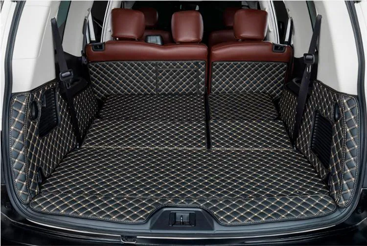 Хорошее качество! Специальные коврики для багажника автомобиля Infiniti QX80 7 8 мест 2021