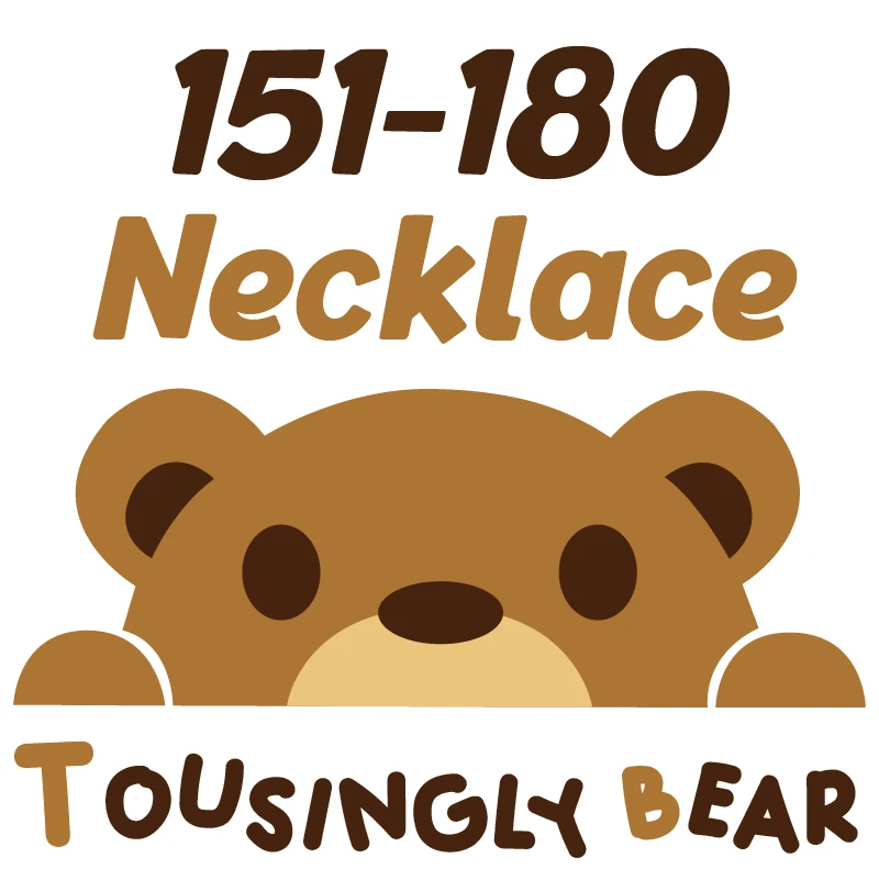 

Black Friday 2021 Touses Jewelry Bear 925 Original Necklace Women's Clavicle Chain with Original LOGO