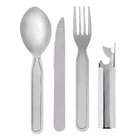 4 шт.набор, ложка и вилка из нержавеющей стали
