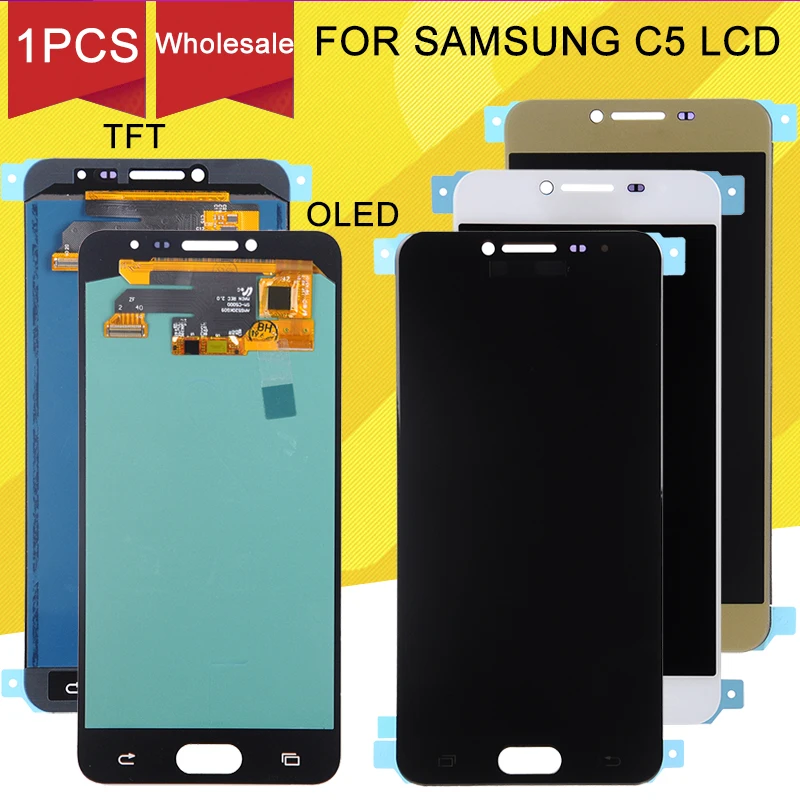 Dinamico продвижение C5 жк дисплей для Samsung Galaxy C5000 LCD Сенсорная панель экран