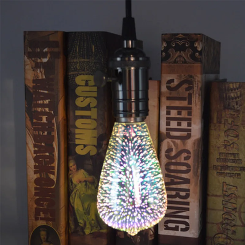 Современные минималистичные 3D лампы для фейерверков рождественские украшения