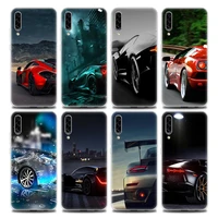 the sports cars clear phone case for samsung a70 a70s a40 a50 a30 a20e a20s a10 a10s note 8 9 10 plus soft silicon