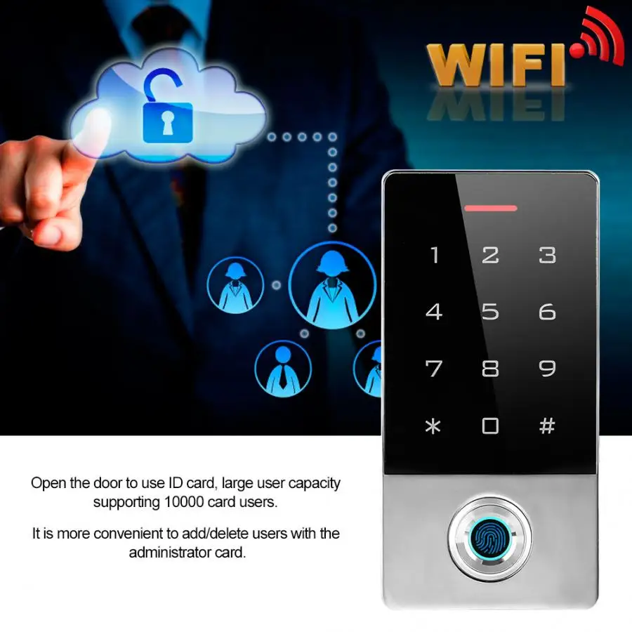 Wi-Fi комплект Электрический металлический прибор для контроля доступа по