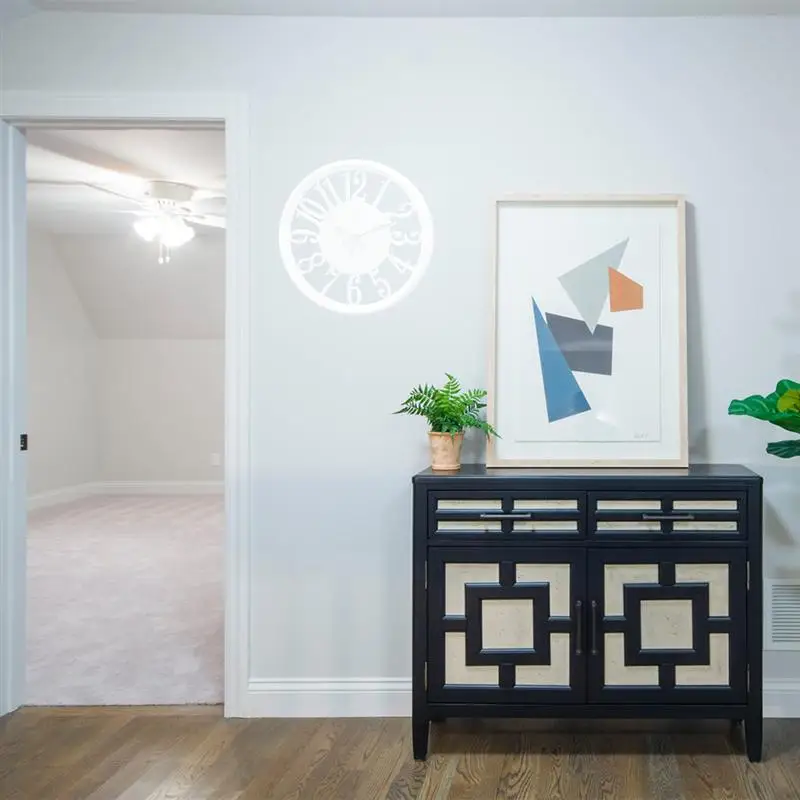 Ретро европейские металлические настенные часы Изысканные стеклянные