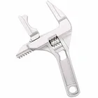 Регулируемый ключ для водопроводных труб, гаечный ключ с широкими губками и открытым концом, ручной инструмент для сантехники, из сплава, 6-68 мм