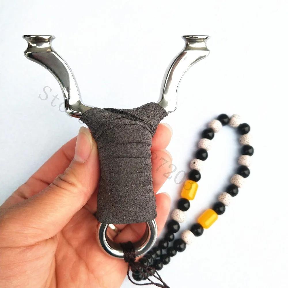 Titanium steel slingshot hunting outdoor sports competition single hole game shooting | Спорт и развлечения