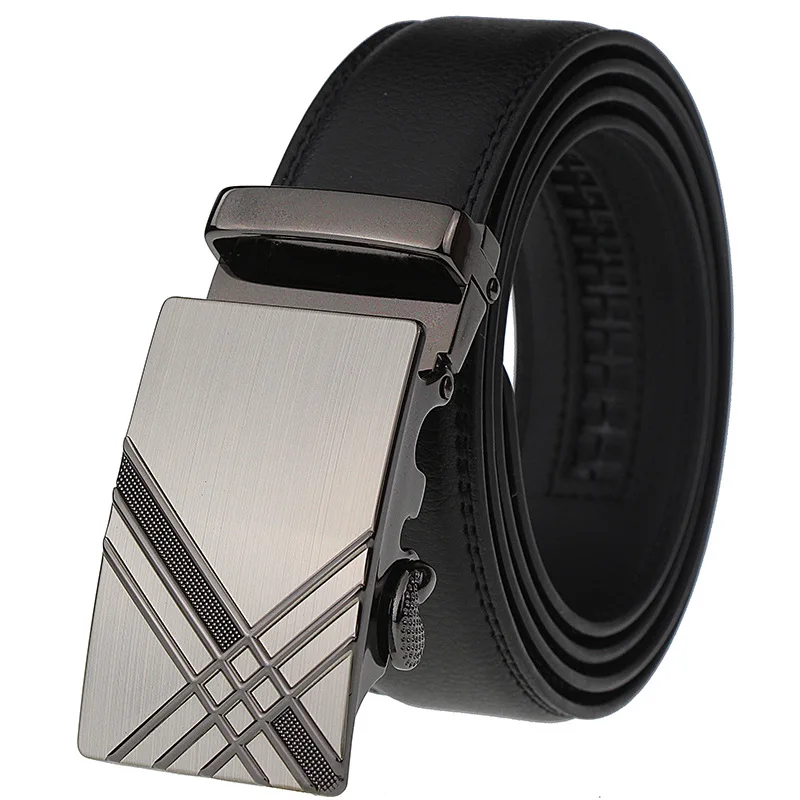 Новые модные дизайнерские ремни для мужчин раздвижная Пряжка храповик мужской