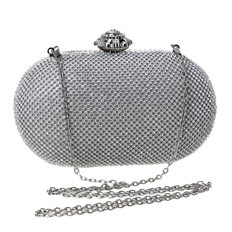 

New style diamond-encrusted dinner bag European and American ladies fashion banquet bag clutch evening bag