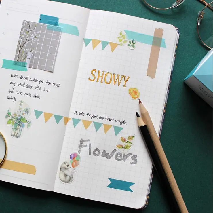 4 шт . цветная серия четыре сезона чистый цвет васи лента декоративные