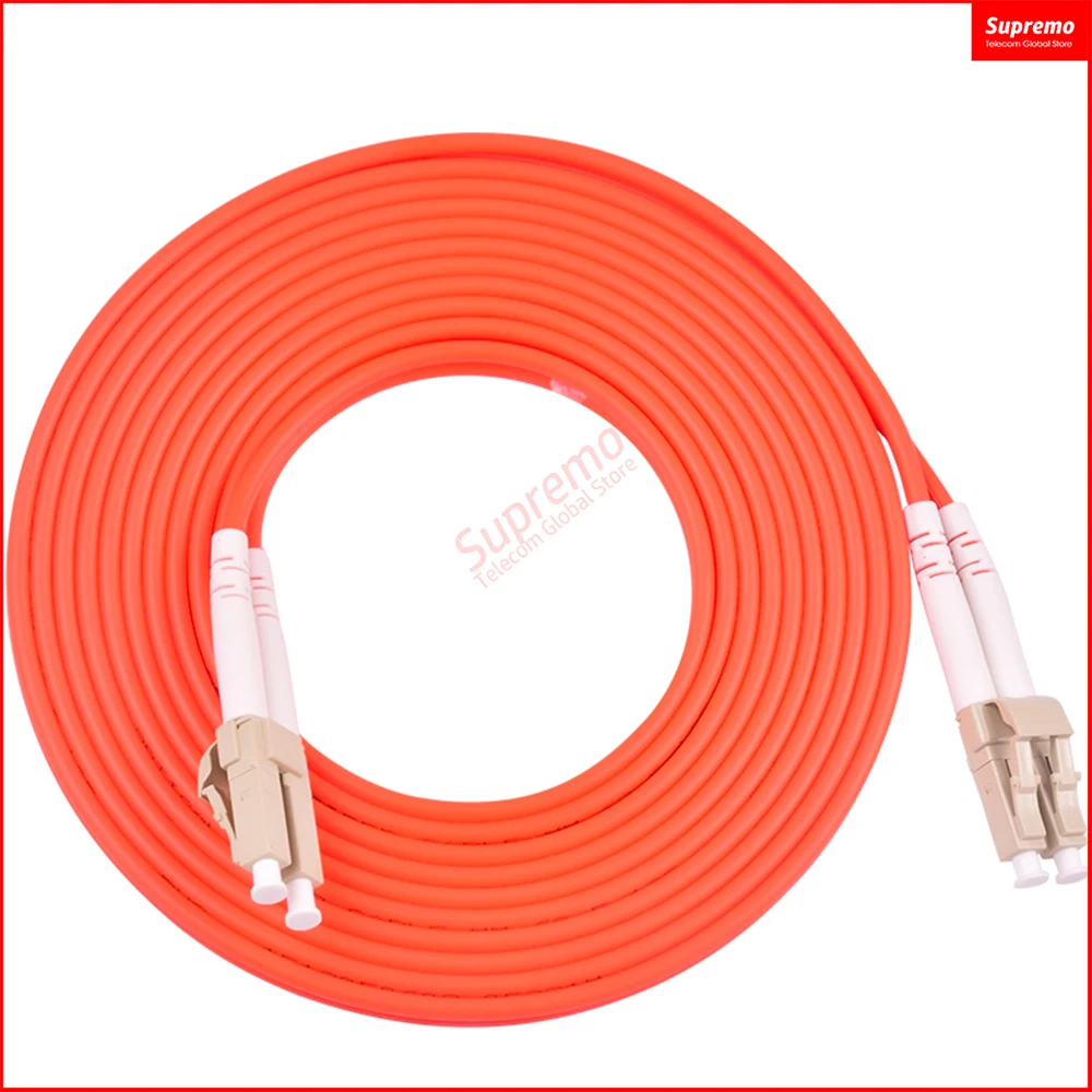 5 шт./лот LC/UPC LC/оптический патч корд дуплекс Diameter3.0mm многомодовый волоконно