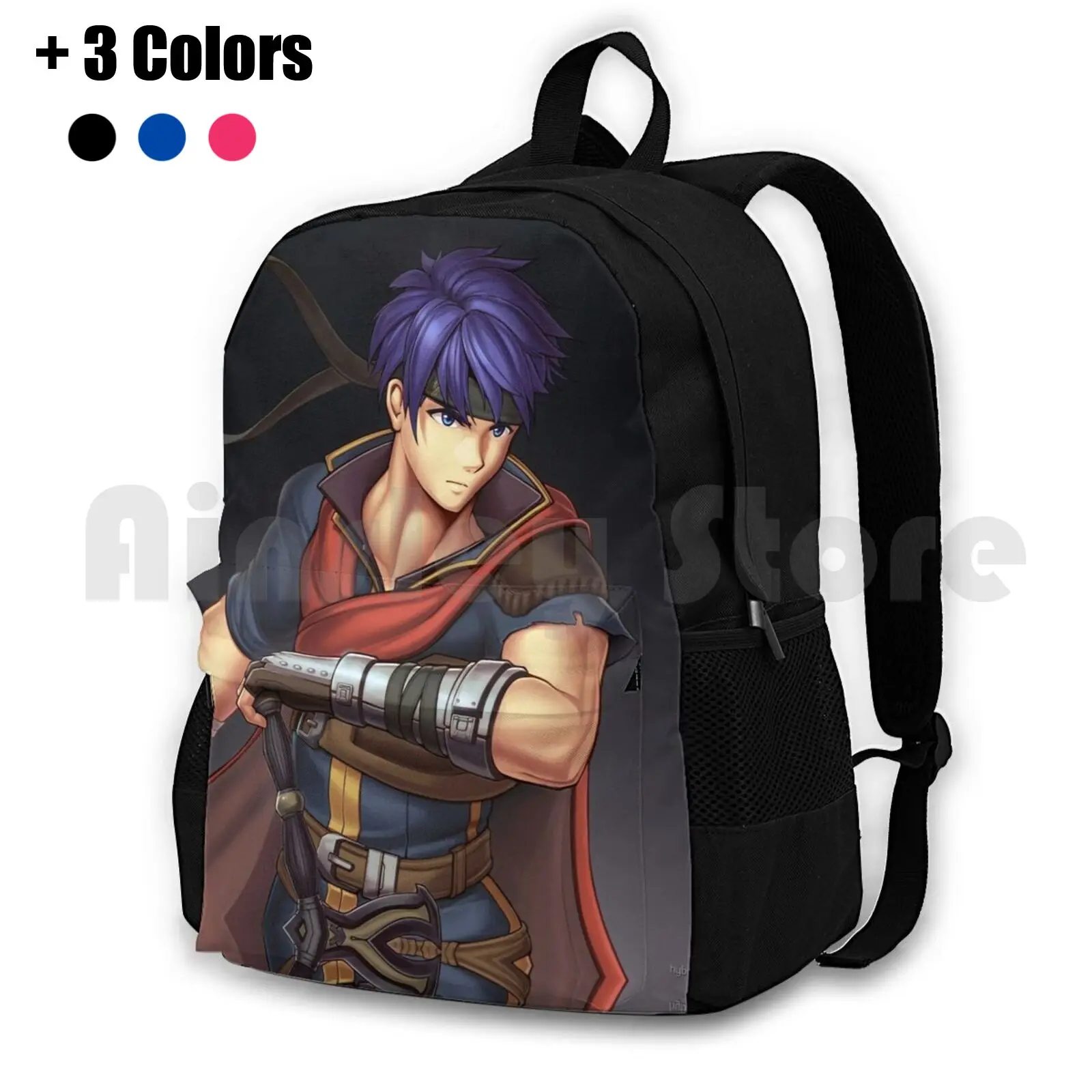 

Ike ( Ultimate ) Outdoor Hiking Backpack Waterproof Camping Travel Fire Emblem Smash Bros Smash Brothers Anime Nintendo Switch